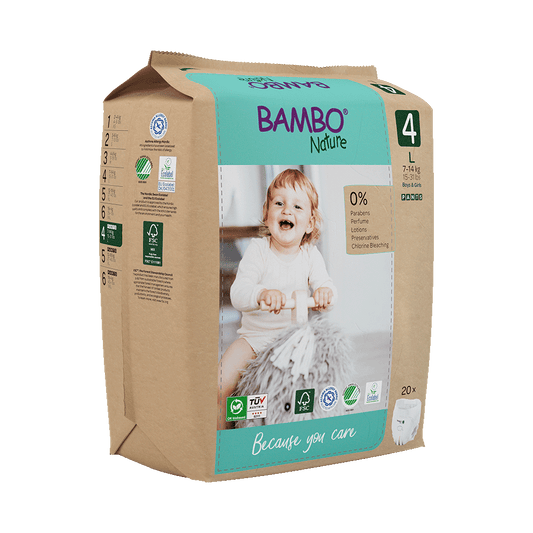 Pieluchomajtki Bambo Nature 4 (7-14 kg, 20szt.)