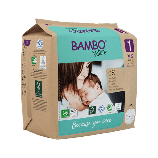 Pieluszki Bambo Nature 1 (2-4 kg, 22szt.)