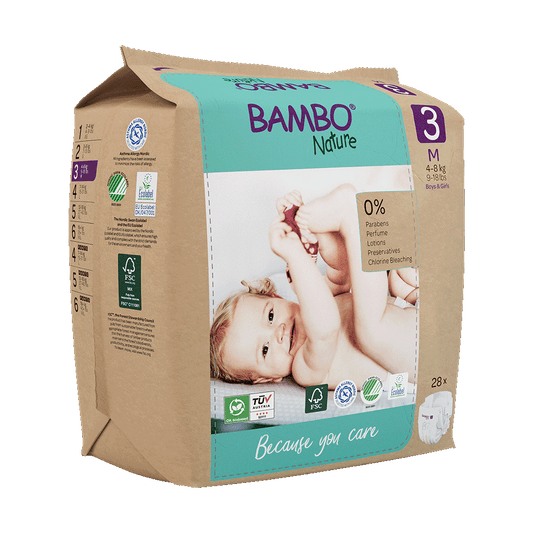 Pieluszki Bambo Nature 3 (7-8 kg, 28szt.)