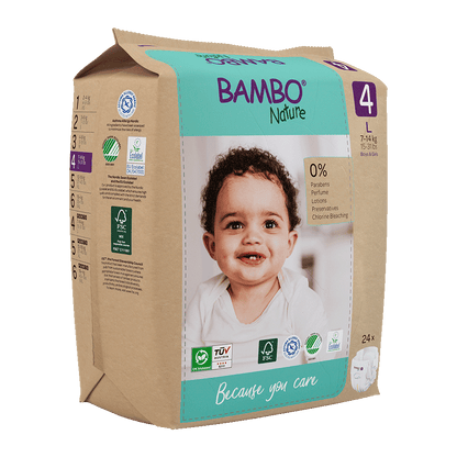 Pieluszki Bambo Nature 4 (7-14 kg, 24szt.)