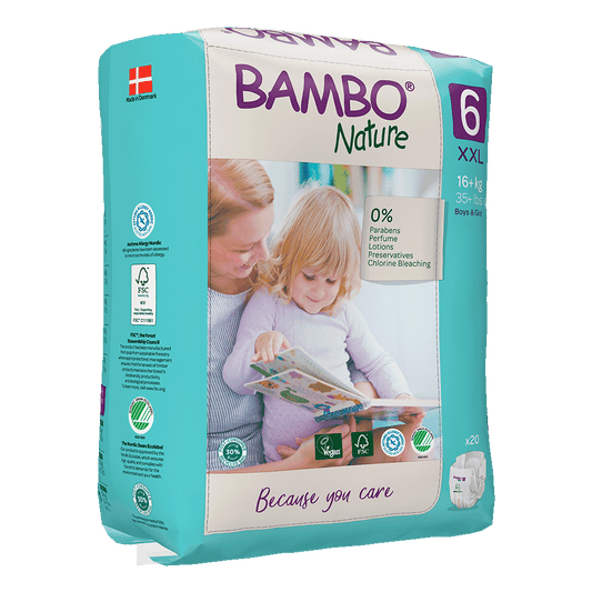 Pieluszki Bambo Nature 6 (16+ kg, 20szt.)