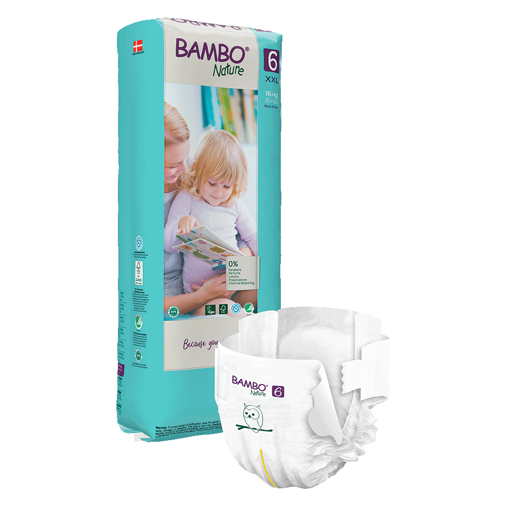 Pieluszki Bambo Nature 6 (16+ kg, 40szt.)
