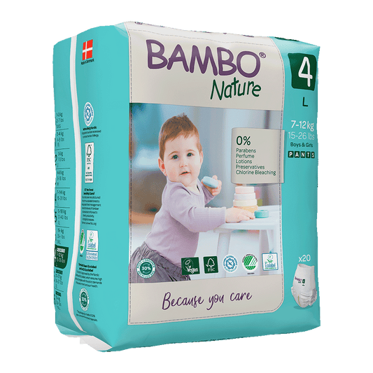 Pieluchomajtki Bambo Nature 4 (7-14 kg, 20szt.)