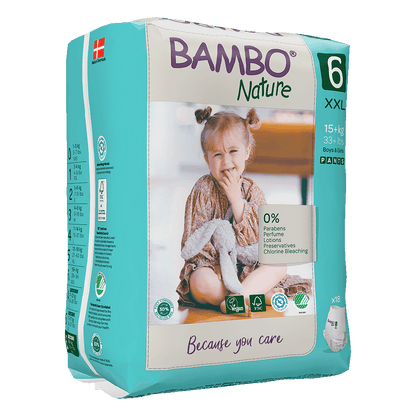 Pieluchomajtki Bambo Nature 6 (18+ kg, 18szt.)